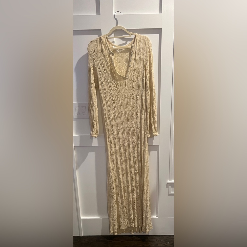 Zara Maxi Length Knit Beach Coverup